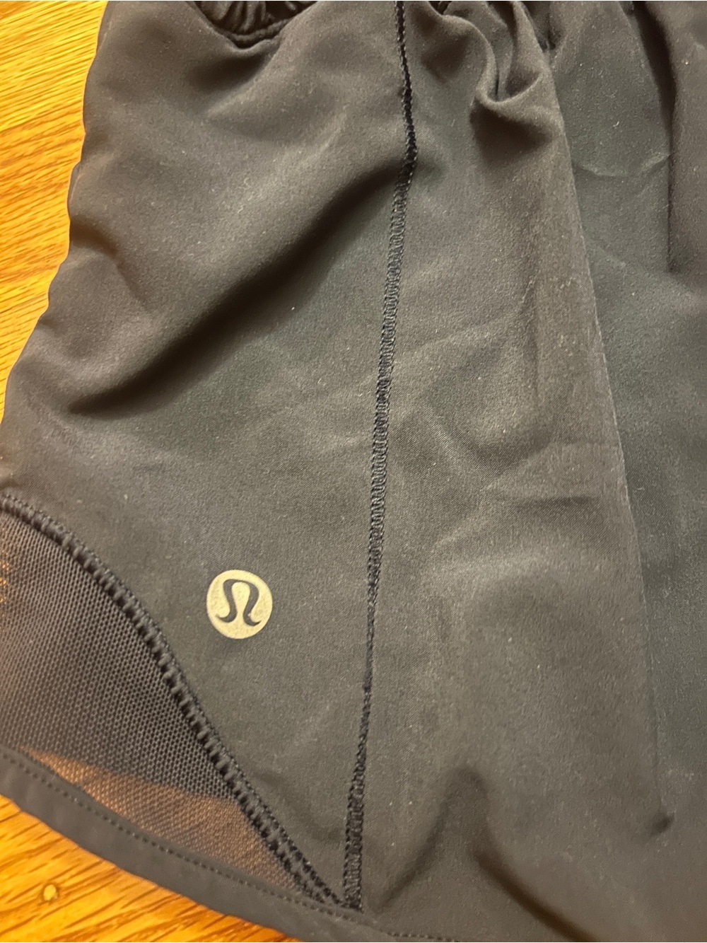 Lululemon Navy Hotty Hot Shorts - Picture 3 of 3